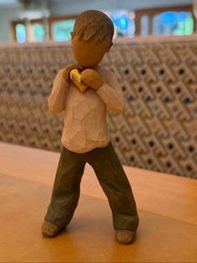Willow Tree “Heart of Gold” Susan Lordi boy figurine